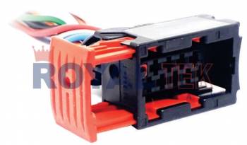 FICHA DE CONEXION ROYALTEK FICHA DE CONEXION ROYALTEK 9 (NUEVE) VIAS BOMBA DE DIRECCION ASISTIDA CITROEN C5 C4 PEUGEOT 307 - VENTA EN PAQUETES DE 5 UNIDADES ---